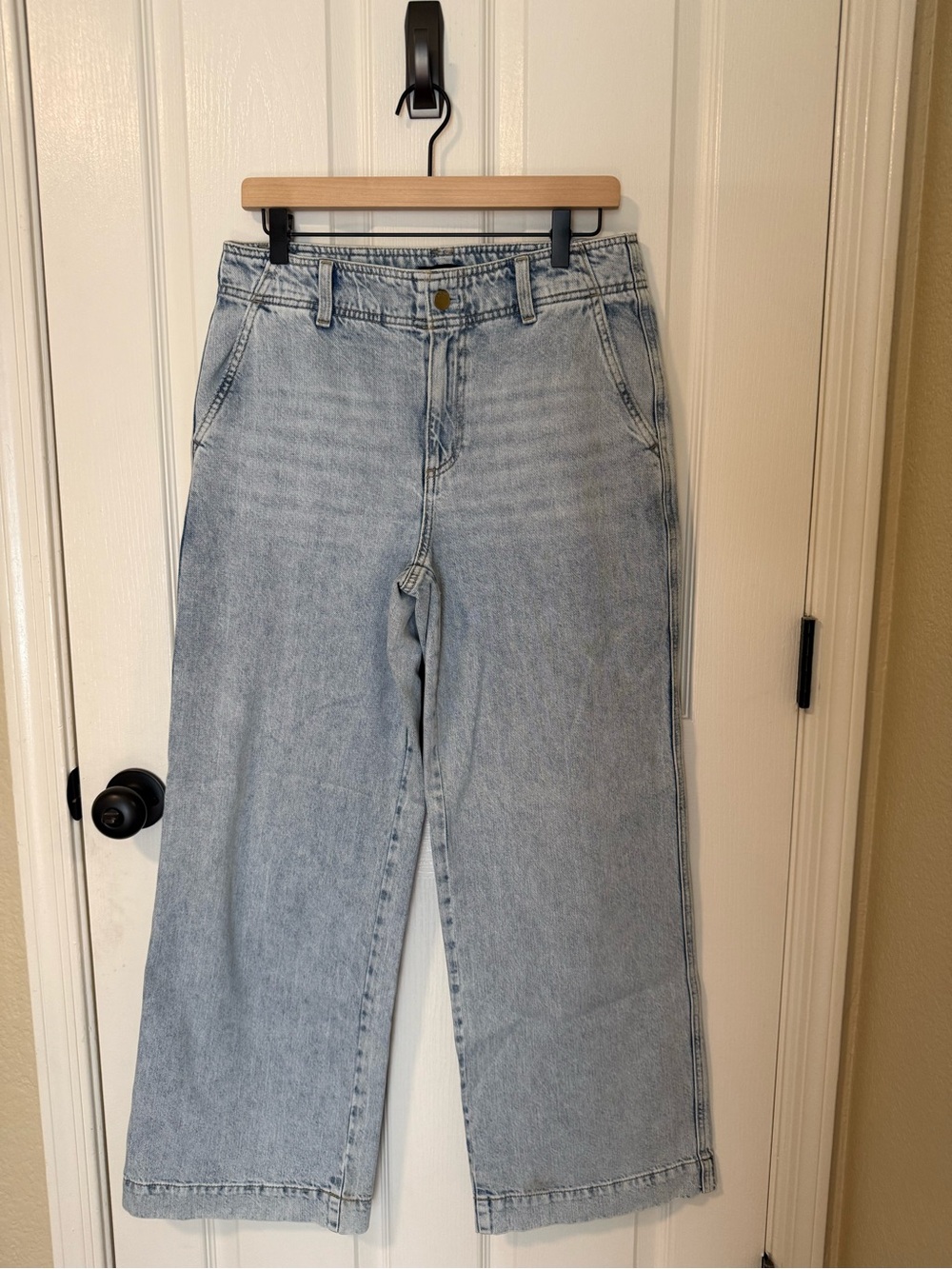 TALBOTS - Trouser Wide Leg High-Rise Women's Jeans, Size 6 - Picture 3 of 6
